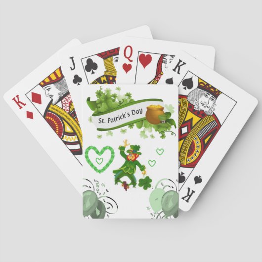 St. Patrick's Day Playing Card Deck Spielkarten (Rückseite)