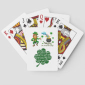St. Patrick's Day Playing Card Deck Spielkarten (Rückseite)