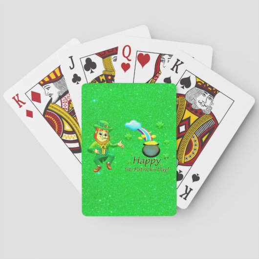 St. Patrick's Day Playing Card Deck Spielkarten (Rückseite)