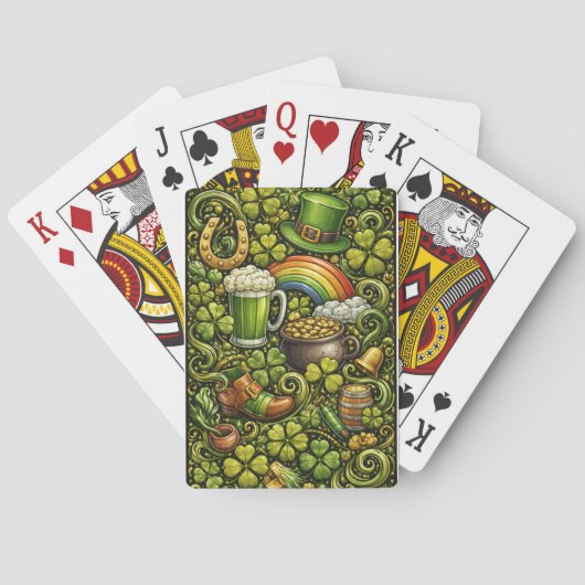 St. Patrick's Day Playing Cards Spielkarten (Rückseite)
