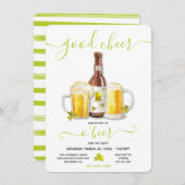 St. Patrick's Day Plenty of O Beer Party Einladung (Vorne/Hinten)