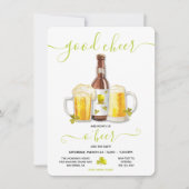 St. Patrick's Day Plenty of O Beer Party Einladung (Vorderseite)