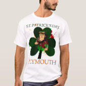 St. Patrick's Day Plymouth T-Shirt (Vorderseite)