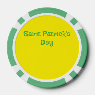 St. Patrick's Day Poker Chip