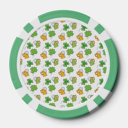 St. Patrick's Day Poker Chips (Rückseite)