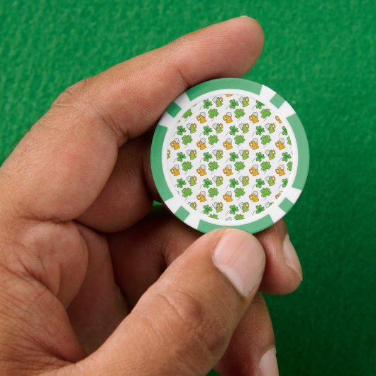 St. Patrick's Day Poker Chips (Hand)