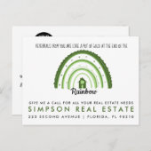 St Patricks Day Pop by real Anwesen Ankündigungspostkarte (Vorne/Hinten)