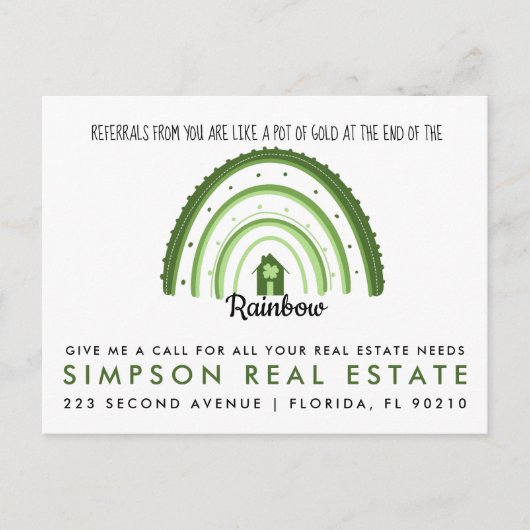 St Patricks Day Pop by real Anwesen Ankündigungspostkarte (Vorderseite)