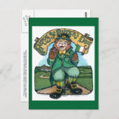 St Patricks Day Post Card Postkarte (Vorne/Hinten)