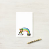 St. Patrick's Day Post-it Klebezettel (Auf Schreibtisch)