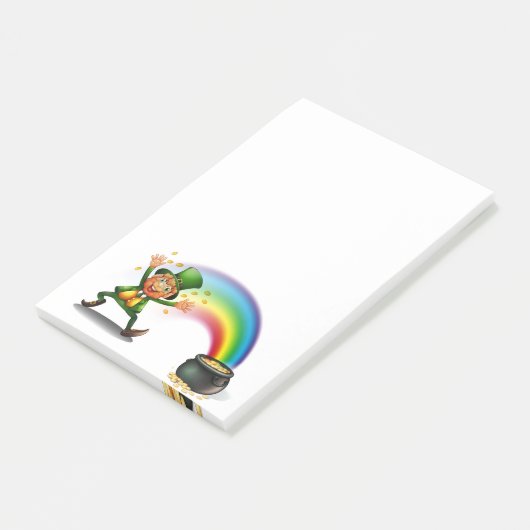 St. Patrick's Day Post-it Klebezettel (angewinkelt)