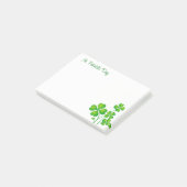 St. Patrick's Day Post-it Klebezettel (angewinkelt)