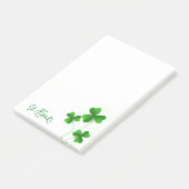 St. Patrick's Day Post-it Klebezettel (angewinkelt)
