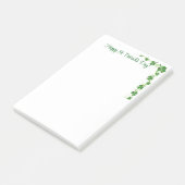 St. Patricks Day Post-it Klebezettel (angewinkelt)