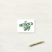 St. Patrick's Day 🍀 Post-it Klebezettel (Auf Schreibtisch)