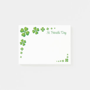 St. Patrick's Day Post-it Klebezettel
