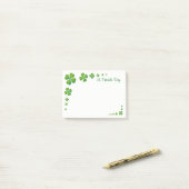 St. Patrick's Day Post-it Klebezettel (Auf Schreibtisch)