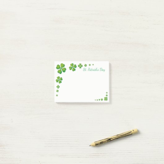 St. Patrick's Day Post-it-Notes Post-it Klebezettel (Auf Schreibtisch)