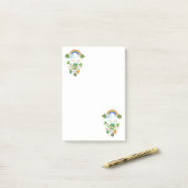 St. Patrick's Day Post it Notes Rainbow Post-it Klebezettel (Auf Schreibtisch)