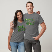 St Patrick's Day Postal Worker Leopard Kleeblatt P T-Shirt (Unisex)