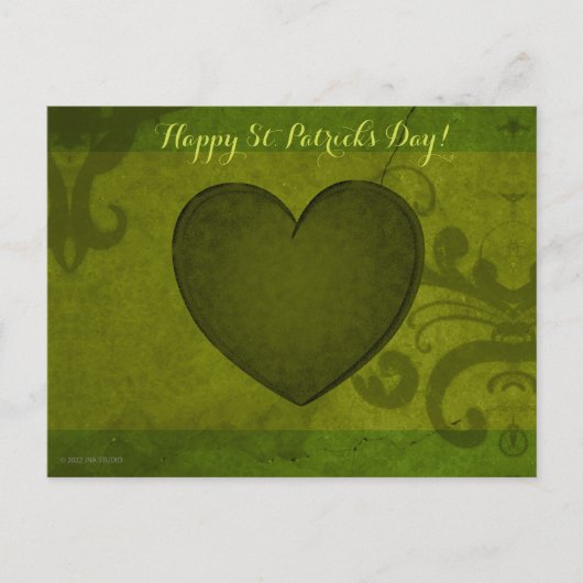 St. Patrick's Day Postcard Postkarte (Vorderseite)