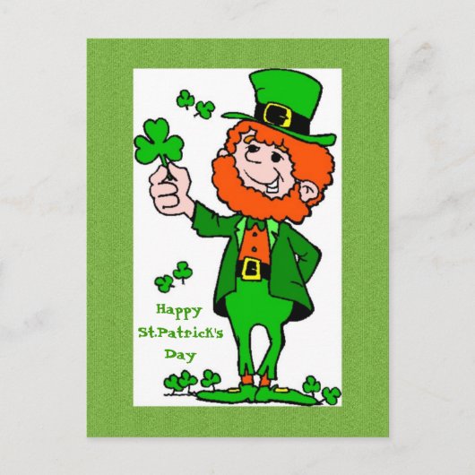 St.Patrick's Day Postcard Postkarte (Vorderseite)