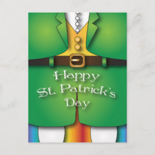 St. Patrick's Day Postcard Postkarte