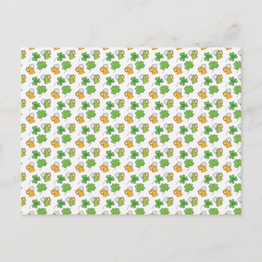 St. Patrick's Day Postcard Postkarte (Vorderseite)