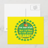 St. Patrick's Day Postcard Postkarte (Vorne/Hinten)