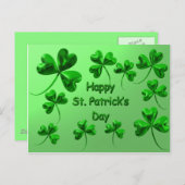 St. Patrick's Day Postcard Postkarte (Vorne/Hinten)