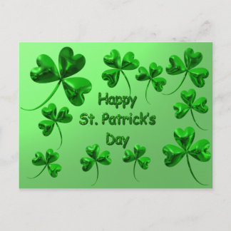 St. Patrick's Day Postcard Postkarte