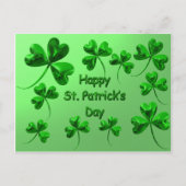 St. Patrick's Day Postcard Postkarte (Vorderseite)