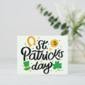 St Patricks Day Postcard Postkarte (Stehend Vorderseite)