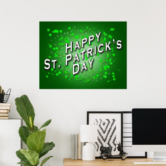St. Patricks Day Poster (Heimbüro)