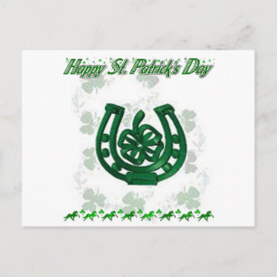 St. Patrick's Day Postkarte