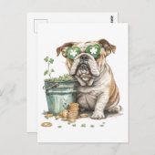 St. Patrick's Day Postkarte (Vorne/Hinten)