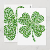 St. Patricks Day Postkarte (Vorne/Hinten)
