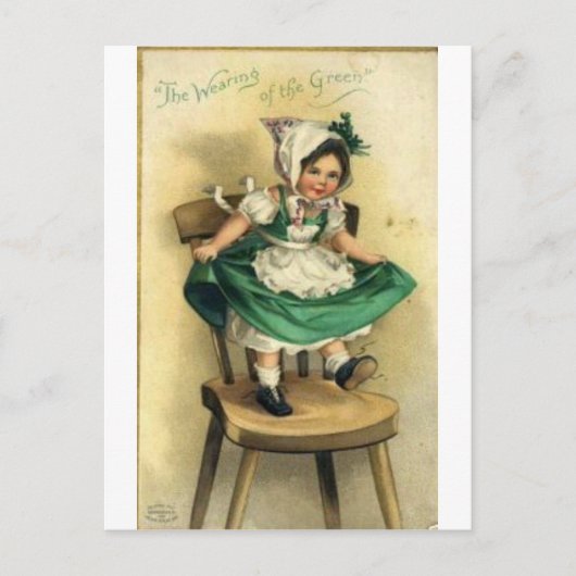 St. Patrick's Day Postkarte (Vorderseite)