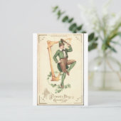 St. Patrick's Day Postkarte (Stehend Vorderseite)