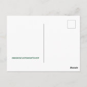 St. Patrick's Day Postkarte (Rückseite)