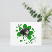 St. Patricks Day Postkarte (Stehend Vorderseite)