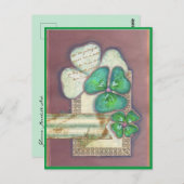 St. Patrick's Day Postkarte (Vorne/Hinten)