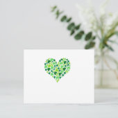 St. Patrick's Day Postkarte (Stehend Vorderseite)