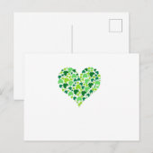 St. Patrick's Day Postkarte (Vorne/Hinten)