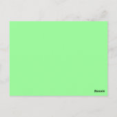 St. Patricks Day Postkarte (Rückseite)