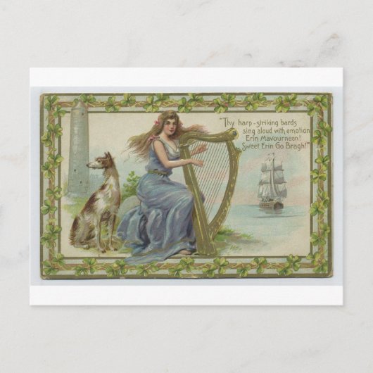 St. Patrick's Day Postkarte (Vorderseite)