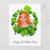 St. Patrick's Day. Postkarte (Vorderseite)