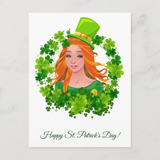 St. Patrick's Day. Postkarte (Vorderseite)