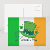 St. Patrick's Day Postkarte (Vorne/Hinten)