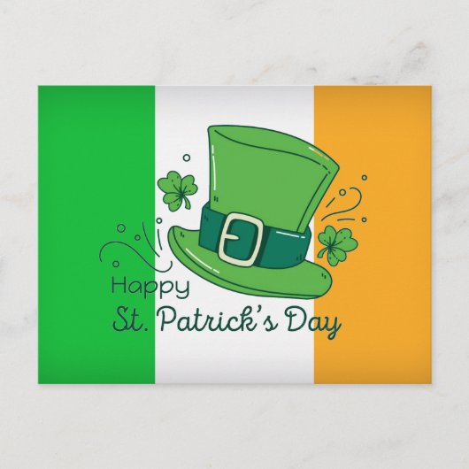 St. Patrick's Day Postkarte (Vorderseite)